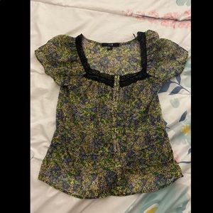 Cute alternative button up shirt